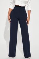 Navy Wide-Leg Dress