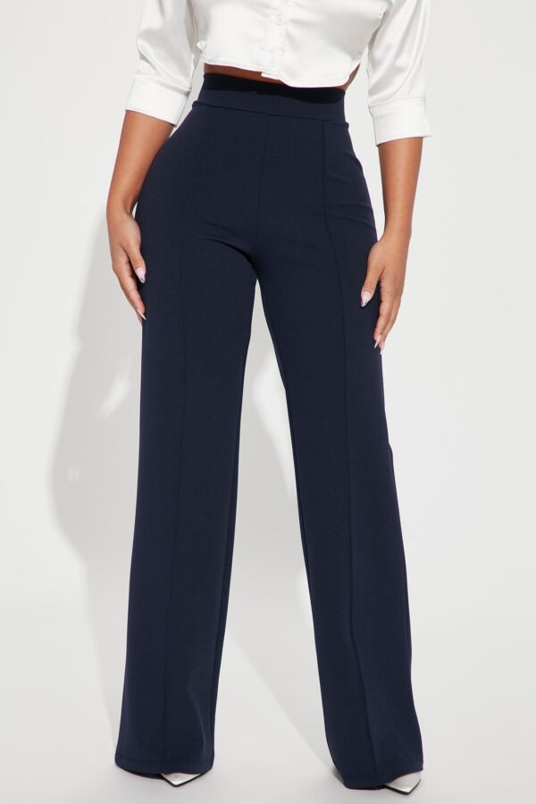 Navy Wide-Leg Dress