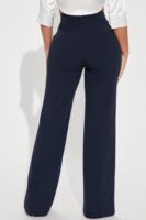 Navy Wide-Leg Dress