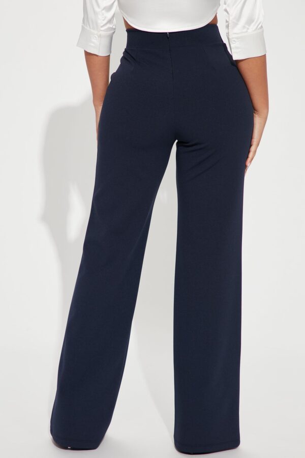 Navy Wide-Leg Dress