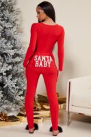 Ladies Kit Red Jumpsuit