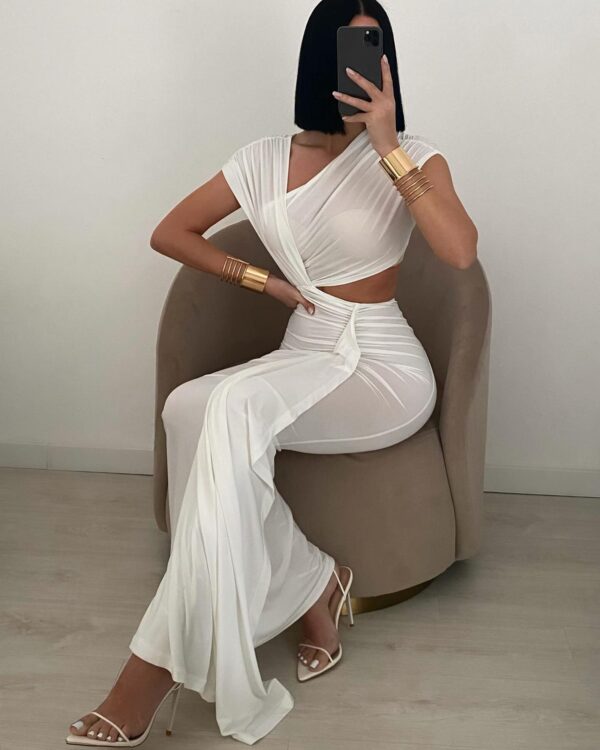 White Dress with maxi