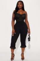 Black Contrast Leggings