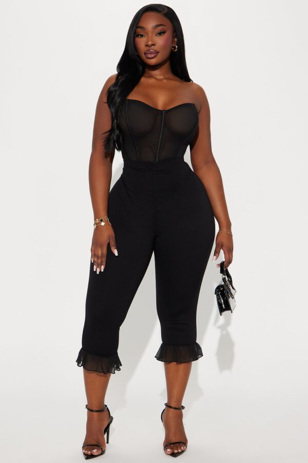Black Contrast Leggings