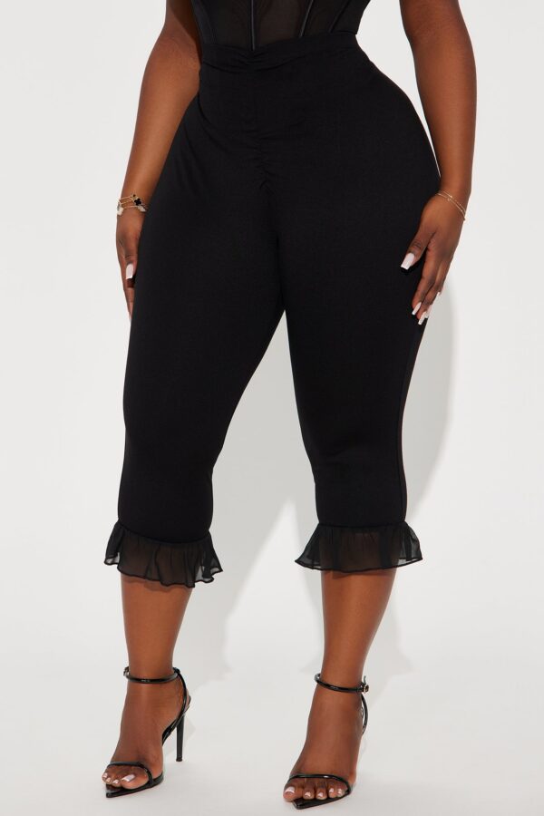Black Contrast Leggings