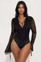 Ladies Kit Black Bodysuit