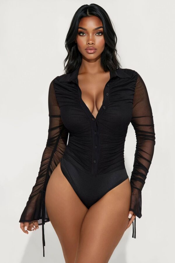 Ladies Kit Black Bodysuit