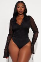Ladies Kit Black Bodysuit