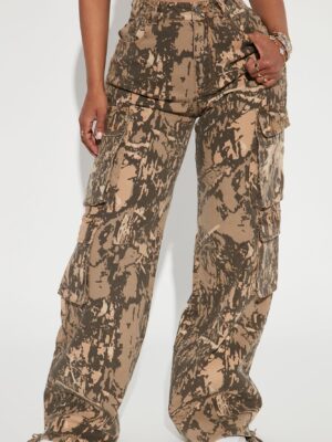 Pants in Green 98% cotton