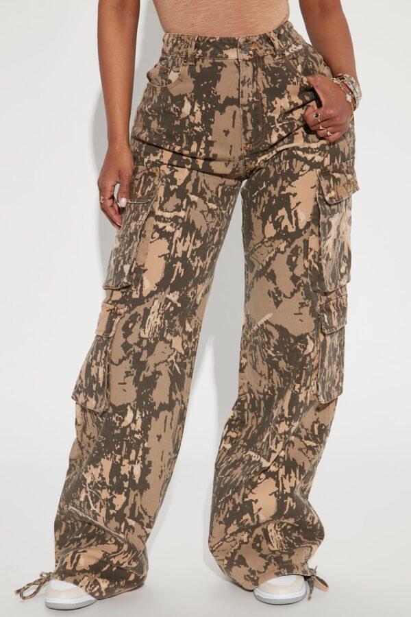 Pants in Green 98% cotton