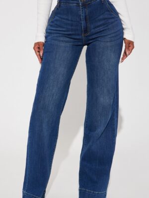 Margot Stretch Trouser Jeans - Dark Wash