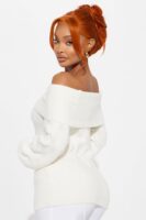 Ivory Ribbed Sweater