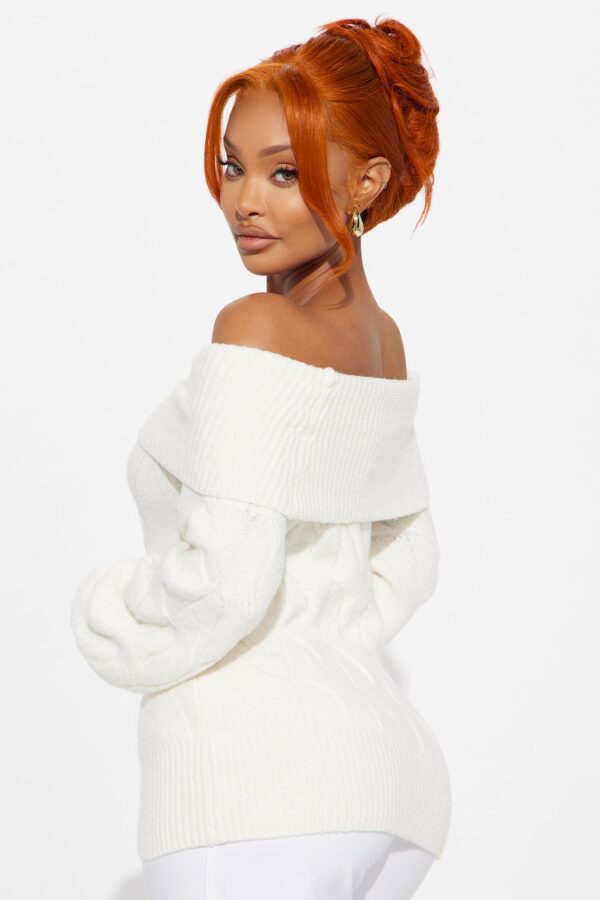 Ivory Ribbed Sweater