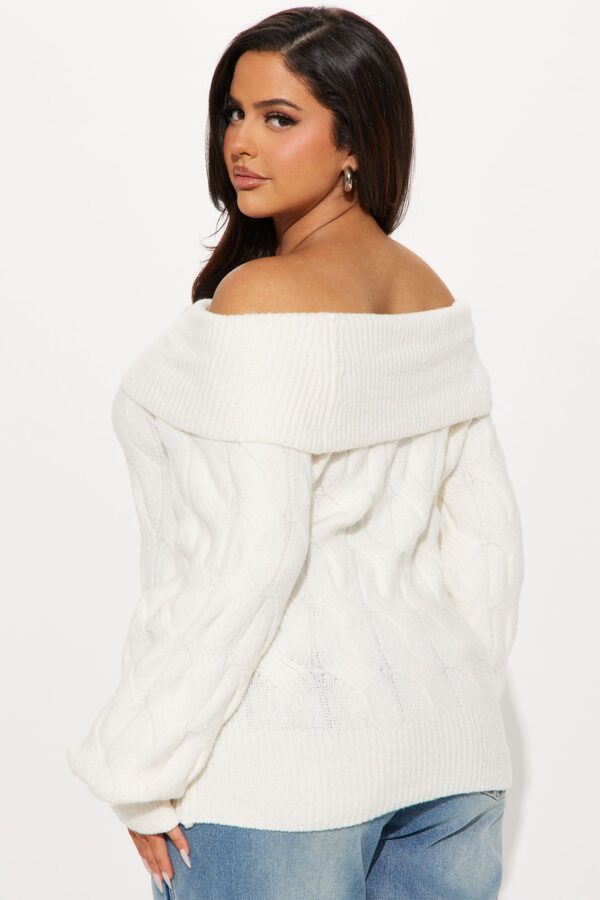 Ivory Ribbed Sweater