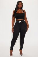 Leggings in Black 95% polyester