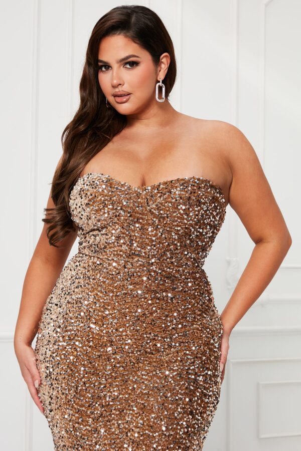 Maxi Dress in Gold