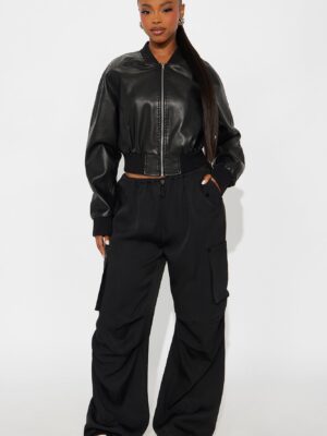 Black Jacket with cropped