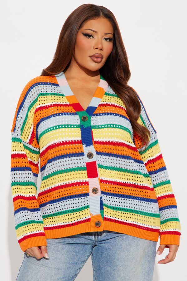 Cardigan in 100% cotton