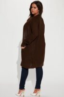 Cardigan in Chocolate 100% acrylic