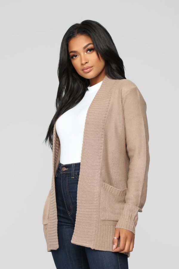 Ladies Kit Khaki Cardigan
