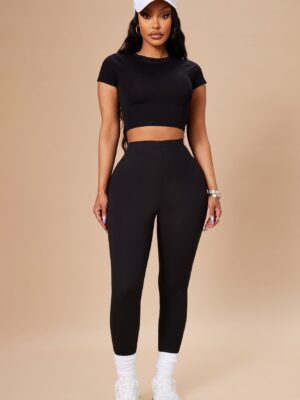 Leggings in Black 90% polyester