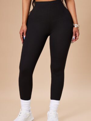 Leggings in Black 90% polyester