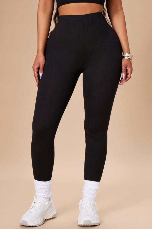 Leggings in Black 90% polyester
