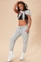 Heather Grey Pants with oversized