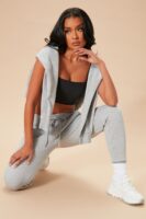 Heather Grey Pants with oversized
