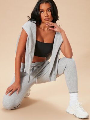 Heather Grey Pants with oversized