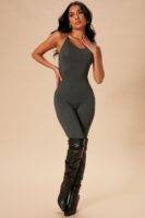 Ladies Kit Charcoal Jumpsuit