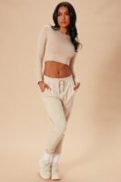 Top in Taupe 95% cotton