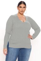 Ladies Kit Heather Grey Sweater