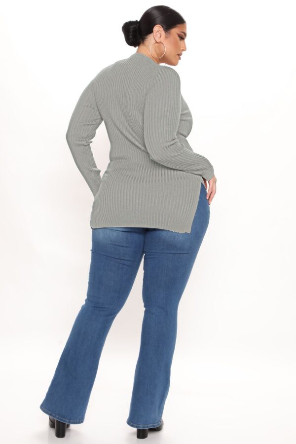 Ladies Kit Heather Grey Sweater