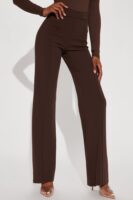 Wide-Leg Dress in Chocolate