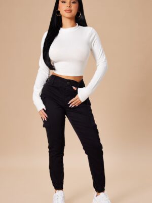Kalley Cargo Pants - Black