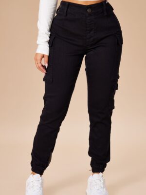 Kalley Cargo Pants - Black