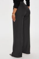Wide-Leg Pants in Charcoal