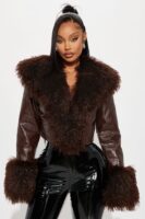 Chocolate Coat with cropped