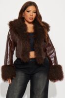 Chocolate Coat with cropped
