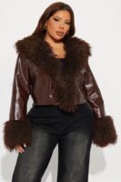 Chocolate Coat with cropped