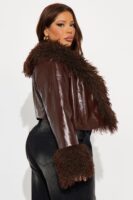 Chocolate Coat with cropped