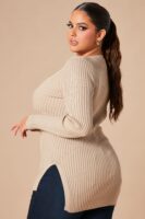Ladies Kit Khaki Pullover
