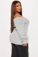 Ribbed Sweater in Gray