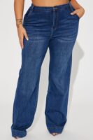 Margot Stretch Trouser Jeans - Dark Wash