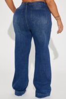 Margot Stretch Trouser Jeans - Dark Wash