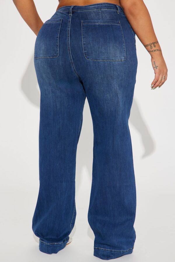 Margot Stretch Trouser Jeans - Dark Wash