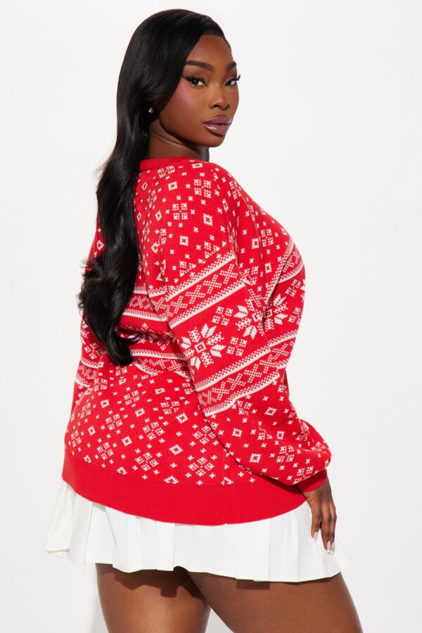 Pullover in Red 60% cotton