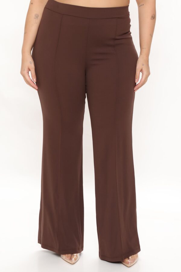 Chocolate Wide-Leg Dress