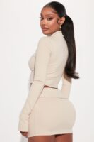 Skirt in Beige 92% polyester